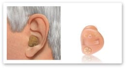 מכשיר שמיעה חצי בתוך האוזן